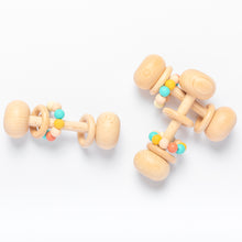 Load image into Gallery viewer, Wild Flowers Beech Timber Rattle