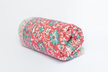 Load image into Gallery viewer, Bloom Rajai Cot Quilt