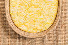 Load image into Gallery viewer, Organic Fitted Bassinet Sheet/ Changing Pad Cover Lucky Washi - Primrose Yellow