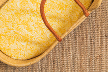Load image into Gallery viewer, Organic Fitted Bassinet Sheet/ Changing Pad Cover Lucky Washi - Primrose Yellow