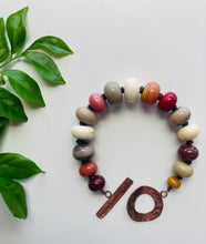 Load image into Gallery viewer, Handmade Unique Glass Beaded Bracelet - Earth Mumma