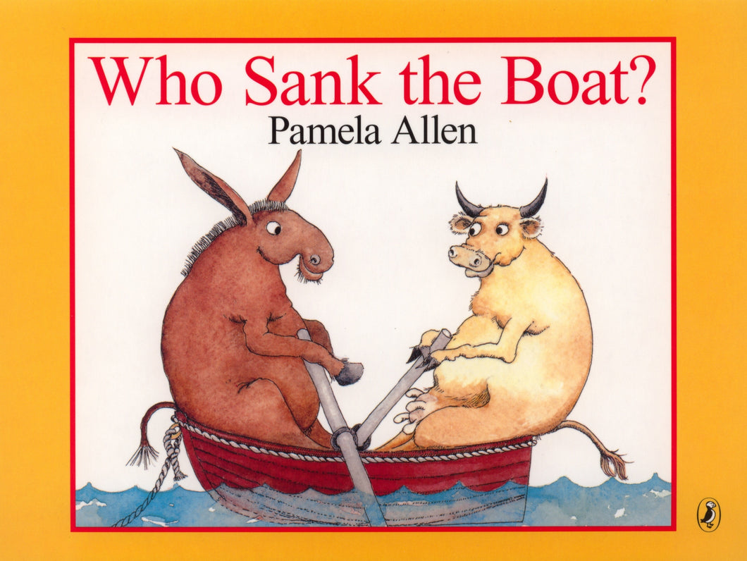 Besides the sea, on Mr Peffer's place, there lived a cow, a donkey, a sheep, a pig, and a tiny little mouse. One warm sunny morning for no particular reason, they decided to go for a row in the bay . . . This wonderful book filled with poetry encourages children to make predictions.