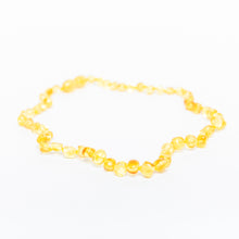 Load image into Gallery viewer, Golden Sun Baltic Amber Teething Necklace
