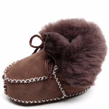 Load image into Gallery viewer, Choc Sheepskin Booties
