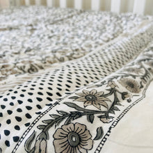 Load image into Gallery viewer, Silver Moon Rajai Cot Quilt
